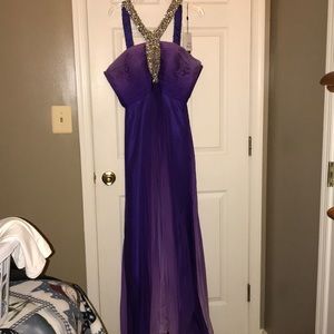 Purple ombré Sherri Hill dress